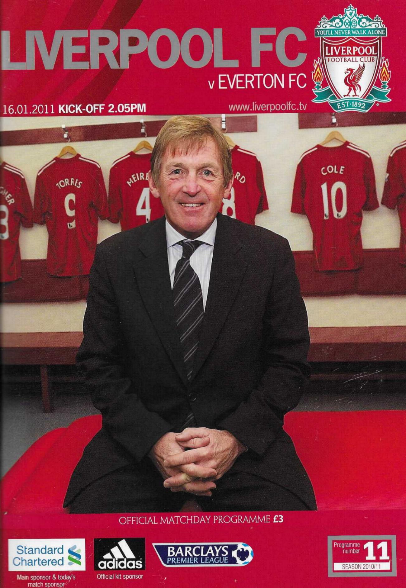 LIVERPOOL v EVERTON 2010/11